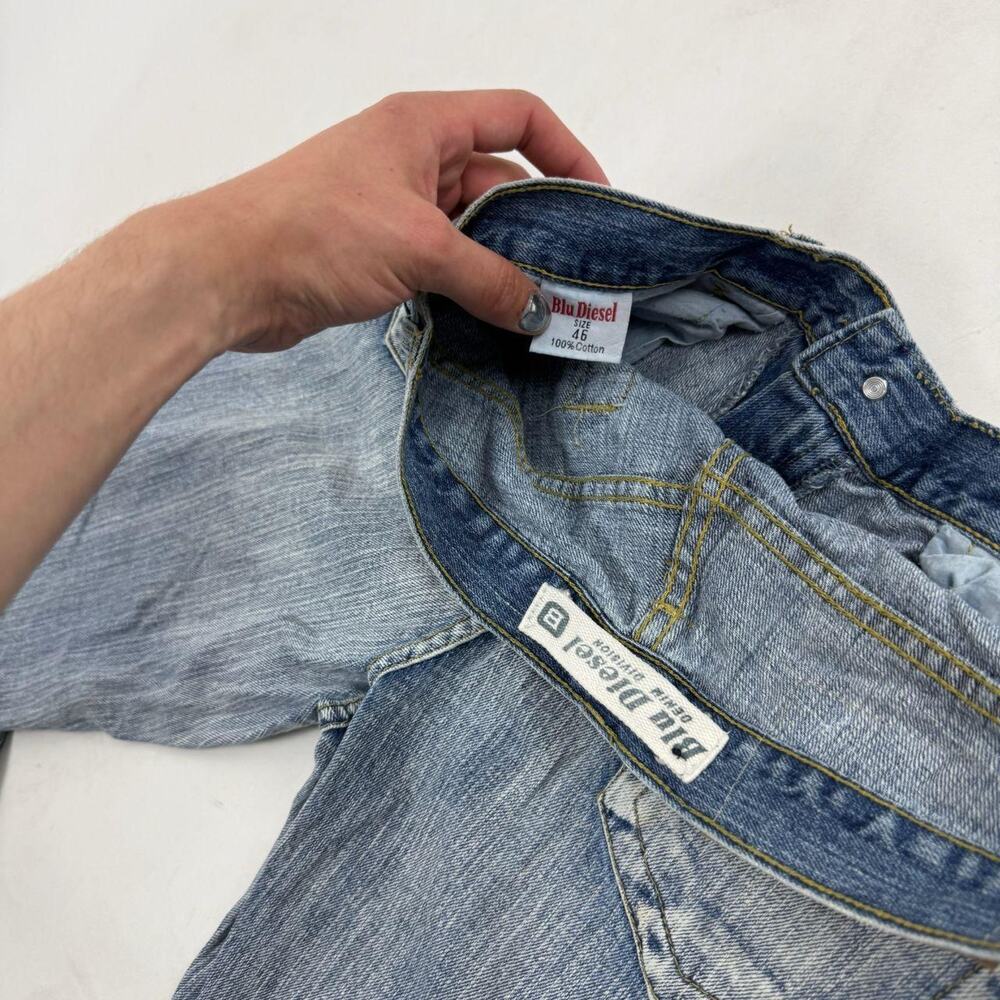 Vintage y2k grunge archive baggy bootcut embroidered rare skater jeans - Picture 6 of 6